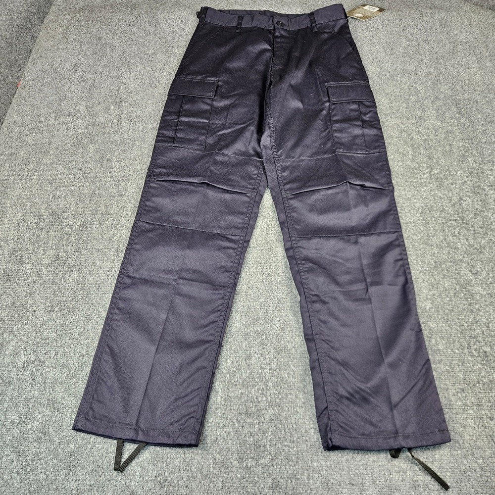 Rothco BDU Tactical Cargo Pants Midnight Navy Blue Small Regular 7982 New